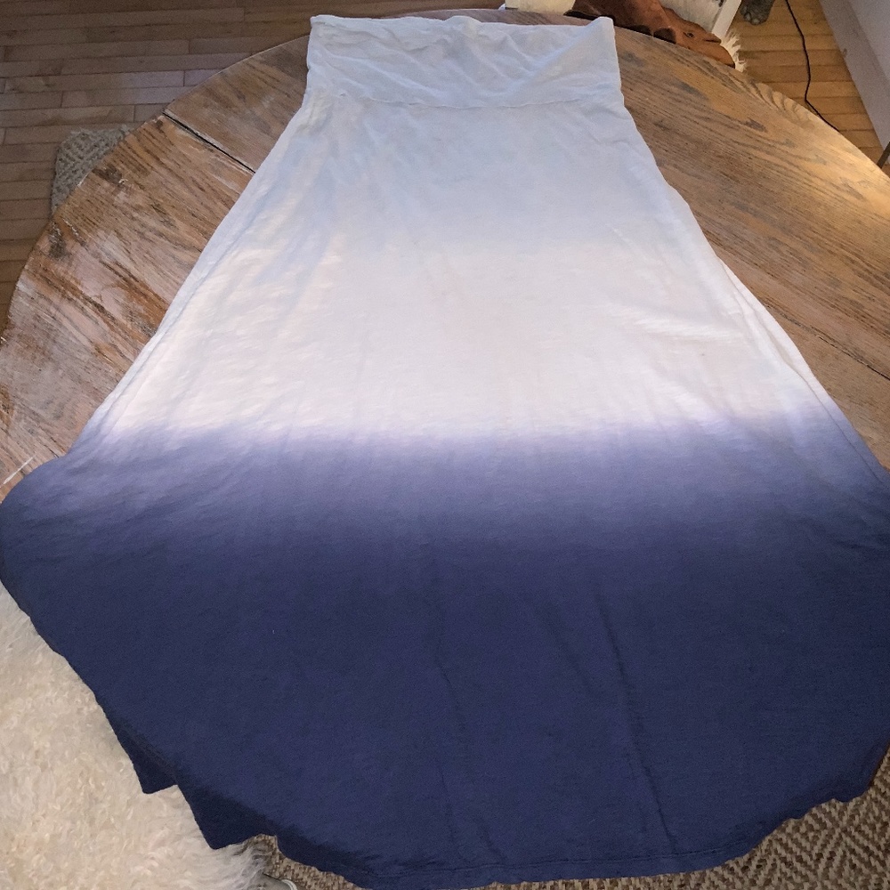 NANAVATEE dip dyed cotton maxi skirt/L